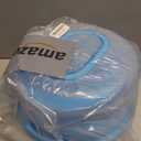 Cake Cupcake Carrier with Lid and Handle + Cake Stand Plate with Dome | 10" Round Cake Container Holder with Cover | Plastic Pie Carrier Cake Storage Container | Bunt Keeper Platter Tray for Transport (Blue)