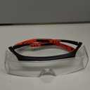 NoCry Safety Glasses Over Eyeglasses for Men and Women with Anti Scratch Lenses and Integrated Side Shields  Adjustable Temples with Anti-Slip Tips  100% UV Protective Eyewear  ANSI Z87 Certified (Black & Red)