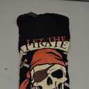 Let The Pirate Shenanigans Begin Halloween Skull Bandana Boy T-Shirt L