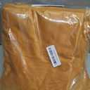 RYB HOME Gold Velvet Curtains 84 inches - Super Soft Home Decor Room Darkening Curtains for Living Room, Thermal Insulated Velvet Drapes for Bedroom Theatre, W52 x L84 inch, Marigold, 2 Pcs