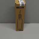 17oz Hand Painted Glass Olive Oil Bottle Dispenser - 500ml Green Oil & Vinegar Cruet with Pourers - Olive Oil Carafe Decanter for Kitchen 