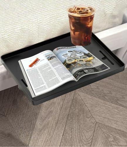 Bedside Shelf for Bed Shelf Organizer for Top Bunk Clip Nightstand with Storage for Phone Tablet Books and More for College Dorm Loft Bed Bedside Shelf Tray for Kids Or Adults Black Plastic Bed Tray Bedside Shelf for Bed Shelf Organizer for Top Bunk Clip Nightstand with Storage for Phone Tablet Books and More for College Dorm Loft Bed Bedside Shelf Tray for Kids Or Adults Black Plastic Bed Tray