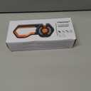 6-Stage Knife Sharpener - Premium Kitchen Knife Sharpeners - Adjustable Handheld Manual Knife Sharpeners for Kitchen Knives, Scissor and Chef Knife.Easy for beginners to use (ORANGE)