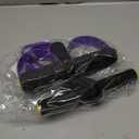 Pedal Resistance Bands with Handles, Upgrade 6-Tube Manual Tension Training Pedal, Natural Rubber Foot Pedal Resistance Bands, Multifunction Fitness Bands for Abdomen, Waist, Arm, Leg (Purple)