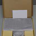 TECKNET Wireless Keyboard and Mouse Combo, Mini Cordless Computer Keyboard and Mouse Set 2.4GHz, Silent Adjustable 1600 DPI, Quiet Click, Lag-Free for Computer, Laptop, PC, Windows, Mac, Chrome OS (Black)