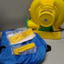 Inflatable Bounce House for Kids 146 x 132 x 82 inch, Indoor/Outdoor Bouncy House with Large Splashing Pool, Bouncing Area, 2 Water Slides,Climbing Wall, UL Certified Blower Included1