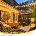 JMEXSUSS 1000 LED Warm White Christmas String Lights with Remote, 8 Modes Plug-in for Indoor Outdoor Bedroom Garden Yards Thanksgiving Party Holiday Wedding Decor