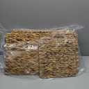 11x11x11in Water Hyacinth Storage Baskets, Woven Baskets for Storage, Wicker Storage Basket for Shelves Set of 3, 11 inch Cube Storage Bins