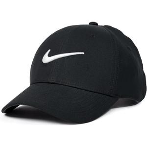 Nike Unisex Adult Dri-Fit Club Structured Swoosh Cap Hat | Mens and Womens (White, Black, Grey, L)