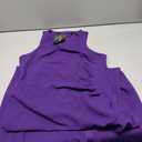 WOOSEA Women's High Neck Split Bodycon Mermaid Evening Cocktail Long Dress Dirty Size L