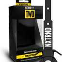 Nxtrnd Two Football Mouth Guard, Football Mouthpiece with Strap, Fits Adult & Youth (Black)