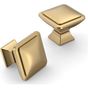 10 Pack Champagne Bronze Cabinet Knobs Kitchen Cabinet Pulls Champagne Hardware for Cabinets Cupboard Drawer