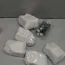 Tioncy 26 Pcs Ceramic Christmas Village Houses with Christmas Tree Berry Tree Bird Xmas Street Lamp DIY Xmas Village Houses Figurine for Tabletop Mantle Decor