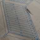 LINSY Solid Wood Bed Frame, Mid Century Modern Bed Frames Full Bedframe Wooden Platform Frame with Headboard and Slat Bases, No Box Spring Needed, Easy Assembly, Antique Walnut