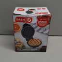 DASH Mini Waffle Maker - 4 Waffle Mold, Nonstick Waffle Iron with Quick Heat-Up, Nonstick Surface - Perfect Mini Waffle Maker for Kids and Families, Just Add Batter (Black)