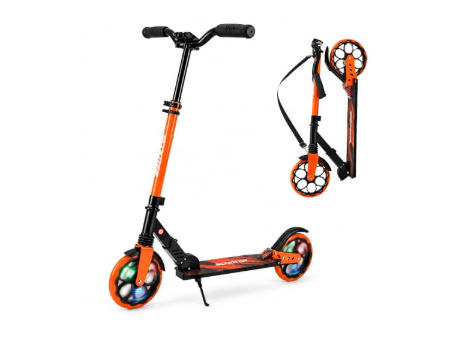 Kick Scooter for Kids 8+, Teens & Adults. Foldable Dual Suspension Scooter
