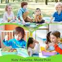 OZONOG Bento Box for Kids, Bento Lunch Box for Girls & Boys, 3-Compartment Non-BPA Lunch Container with Utensils, Microwave & Dishwasher Safe, Ideal for Meal Prep & School (green)