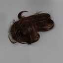 CJL HAIR Claw Clip Short Ponytail Hair Extensions DIY Bendable Metals Messy Bun Hair Piece for Wonen Wavy Curly Synthetic Fake Hairpieces Red Vino
