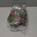 4 Pack 12 Inch Christmas Kitchen Decor Mini Christmas Wreath Small Cabinet Wreaths with Red Bow Eucalyptus Leaves Flowering Boxwood Branches Red Berry Xmas Wreaths for Windows Door Wall Stairs Home