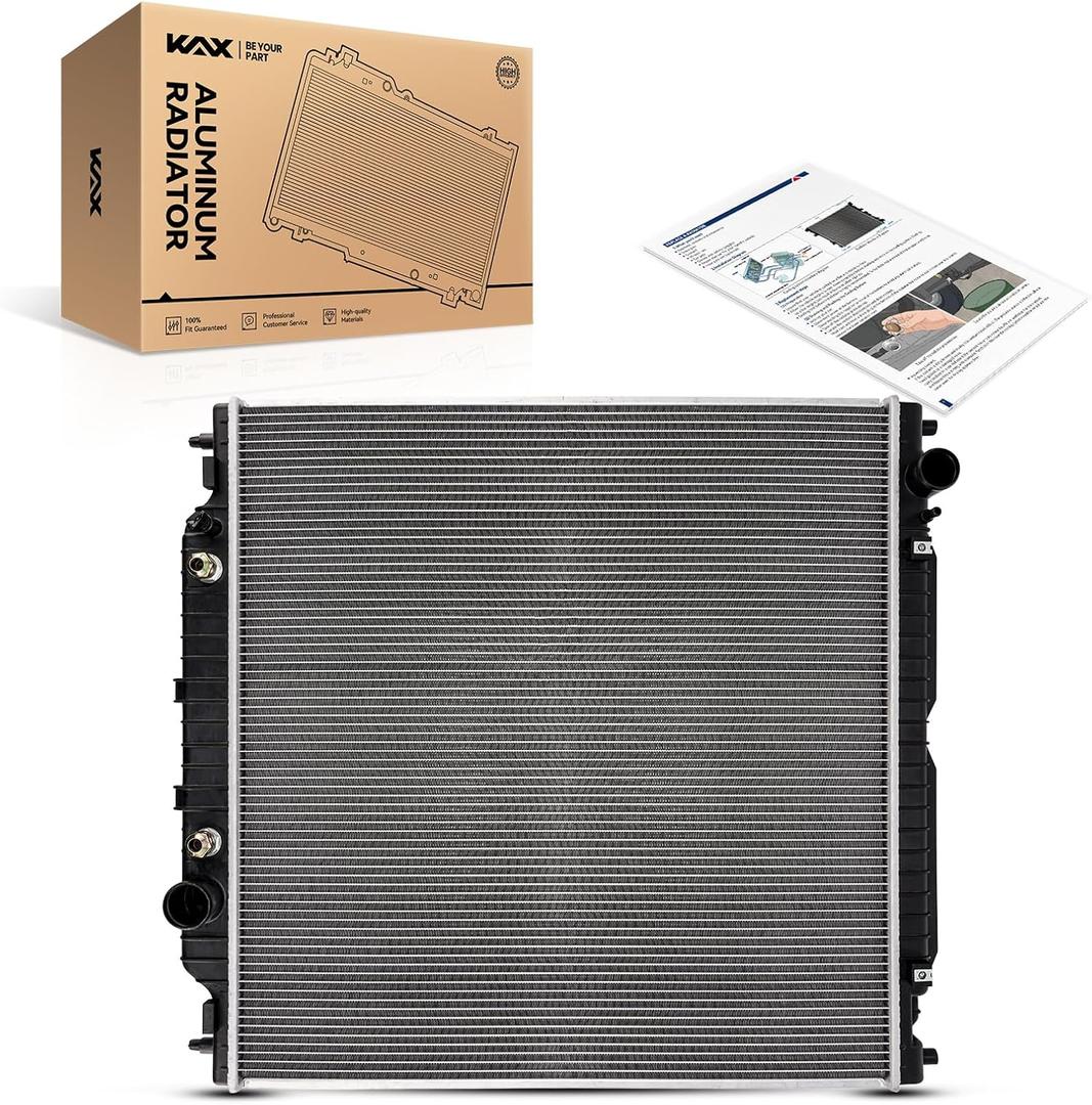 KAX CU2887 Engine Radiator Replacement, Compatible with F-250/F-350/F-450/F-550 Super Duty, F-53 Motorhome Chassis, F-59 Commercial Stripped Chassis