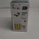 Goodluck 100PCS 10oz Gold Plastic Cups for Party, Disposable Gold Rim Cups, Plastic Cocktail Glasses for Wedding Thanksgiving, Christmas, and Parties