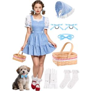 Halloween Costumes for Women, Book Storybook Character Costumes for Women, Girls Halloween Costume Adult Woman Outfit (Large)