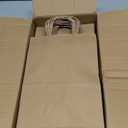 FACEBAG 50-Pack Brown Paper Bags with Handles Bulk, 8x4.25x10.5 Inches,Medium-sized Gift Bags with Handles for Party FavorsTake-OutGrocery Shopping & RetailReusable & Durable