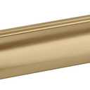 khtumeware 10 Pack 5"(128mm) Champagne Bronze Drawer Pulls Cabinet Bin Cup Pulls Kitchen Hardware Satin Brass Cabinet Handles Drawer Handles Knobs