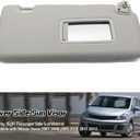 Passenger Side Sun Visor 96400-EL31A Fit for Nissan Versa 2007-2012 Front Right Side Sun Protection Shade Gray