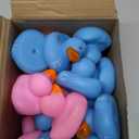 Deekin 24 Pieces Pink Blue Gender Reveal Rubber Ducks in Bulk Mini Ducky Bath Toys Small Ducks for Baby Shower Gender Reveal Party Favor Decorations(Team Boy / Girl)