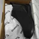 CENNID Women's Waterproof Chelsea Orthopedic Boots Ankle Slip on Booties Low Heel Comfortable Flat Lightweight Walking Boots, Black 7