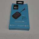 MEE Audio Connect Air in-Flight Bluetooth Wireless Audio Transmitter Adapter for up to 2 AirPods/Other Headphones; Works with All 3.5mm Aux Jacks on Airplanes, Gym Equipment, TVs, & Gaming Consoles (Black)