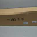 AOSKY No Drill Cordless Blackout Cellular Shades, 56" W x 48" H, White