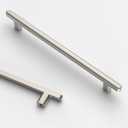 Asidrama 10 Pack 6.3 Inch(160mm) Brushed Satin Nickel Kitchen Cabinet Handles, Cabinet Pulls Kitchen Cabinet Hardware for Cupboard Drawer Pulls
