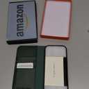 SHIELDON Genuine Leather Case Wallet for iPhone 17 6.3-inch 5G 2025 | Folio, Wallet, Magnetic Closure, Kickstand, RFID Blocking Card Slots, Full Protection, Soft Phone Cover - Evergreen