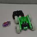 SGILE Remote Control Car, Stunt Car with Sides Light Strip and Headlights, 2.4Ghz Double Sided 360 Flips Rotating Race Cars, Rechargeable RC Cars Kids Toy for Boys Girls Birthday Gift, Green