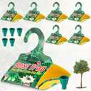 6 Pack Citrus Leafminer Trap & Lure with Pheromone Lures Triangular Hanging Sticky for All Varieties of Citrus Trees, Includes 6 Traps & 6 Lures, for Orchard & Garden Use