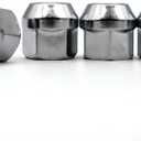 Orion Motor Tech 1/2x20 Lug Nuts, 1/2''-20 Wheel Lug Nuts, Chrome, (Set Of 20)