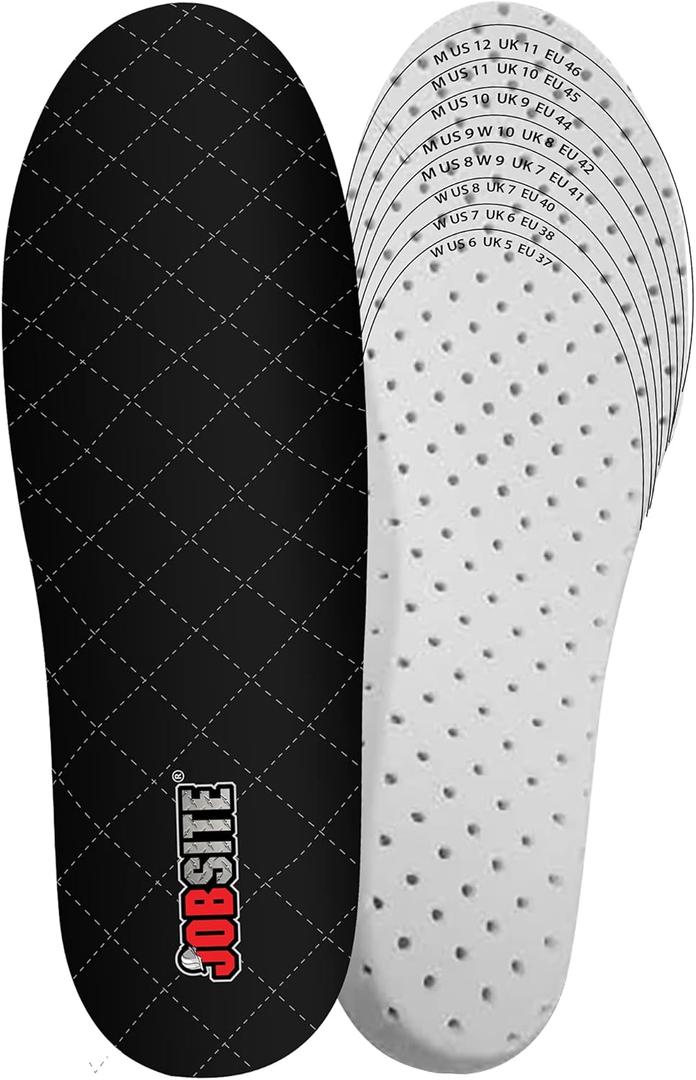 JobSite Warm Feet Thermal Insoles  3M Thinsulate Insulation - Men 8-13 Women 6-11 - 1 Pair