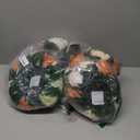 NUPTIO Terracotta Flower Ball Centerpieces: 6 Pcs Artificial Rose Kissing Balls for Wedding Party Tables - Faux Silk Floral Arrangements for Fall Home Thanksgiving Event Dining Decorations (Terracotta & Champagne & Creamy White)