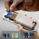 ESR for MagSafe Wallet, 5 Card Holder with RFID Blocking, MagSafe Sticker Included, Slim Magnetic Wallet for iPhone 17e/17/16/15/14/13/12 Series, Selected Samsung Devices, Not for Mini,Desert Titanium
