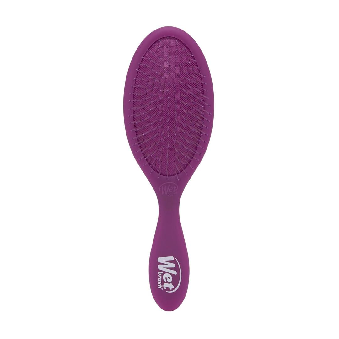 2 x Wet Brush Original Detangler Hair Brush, Purple Frost - Ultra-Soft IntelliFlex Bristles - Detangling Brush Glides Through Tangles For All Hair Types (Wet Dry & Damaged Hair) - Women & Men (1 Count (Pack of 1))