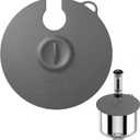 Sous Vide Precision Cooker Silicone Lids, Fits up to 11 pot, Compatible with Anova/Joule/Inkbird Culinary Sous Vide Precision Cookers, Prevent Water Evaporation and Retain Flavor (Gray) (Grey)