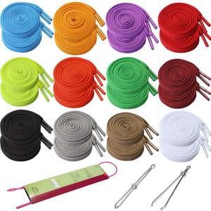 Sweatshirt Drawstring Replacement - 24Pcs Premium Hoodies Drawstring in 12 Colors, Hoodie Strings with 3Pcs Drawstring Threader for Pants Shorts (48In Long) (51pack)