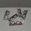 CCVOO +2.75 Clear Vision Reading Glasses for Women – 5-Pack Blue Light Filtering Readers with Spring Hinges