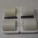 3x3 Flickering Flameless Candles Set of 4, 2AA Battery Life 600 Hours Battery Candles Flickering with Timer,3 inch Flameless Candles with Remote for Indoor/Outdoor, Ivory