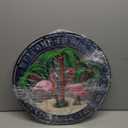 MeMate Flamingo Patio Sign Outdoor Decor, Personalized Metal Sign for Backyard, Custom Name Signs for Garden Porch, Deck, Large Metal Sign for Outside, Housewarming Gifts for Family Friends