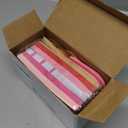 Cholemy 240 Pcs Valentines Day Heart Cards with Envelopes Blank Colorful Heart Shaped Greeting Cards Paper Cutouts for Valentines Party Gift Exchange Anniversary Weddings(Pink Series)