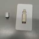 MFi Certified 512GB Flash Drives 3.0 High Speed 3ni1 USB Stick External Storage Compatible for iPhone/PC/IP