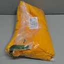 AK TRADING CO. 10 feet x 8 feet IFR Polyester Backdrop Drapes Curtains Panels with Rod Pockets - Wedding Ceremony Party Home Window Decorations - Marigold